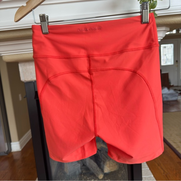 NWT Ourdoor Voices Splash Knit Shorts 5' Athletic Bike Shorts Coral Summer - Picture 2 of 3